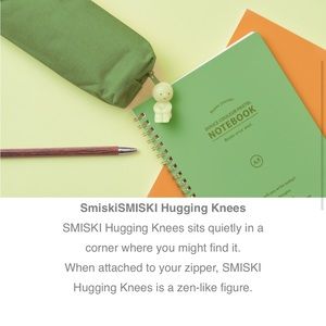 NWT smiski zipper accessory